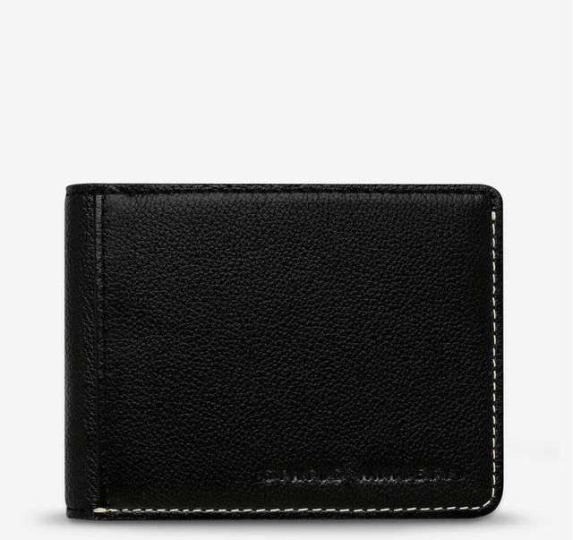 STATUS ANXIETY - Ethan Money Clip Wallet - Black-Wallets-Status Anxiety-UPTOWN LOCAL