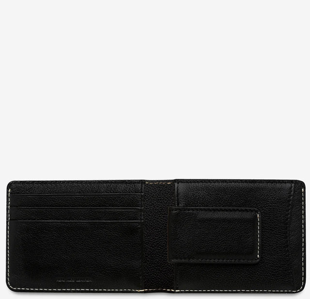 STATUS ANXIETY - Ethan Money Clip Wallet - Black-Wallets-Status Anxiety-UPTOWN LOCAL