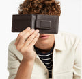 STATUS ANXIETY - Ethan Money Clip Wallet - Chocolate-Wallets-Status Anxiety-UPTOWN LOCAL
