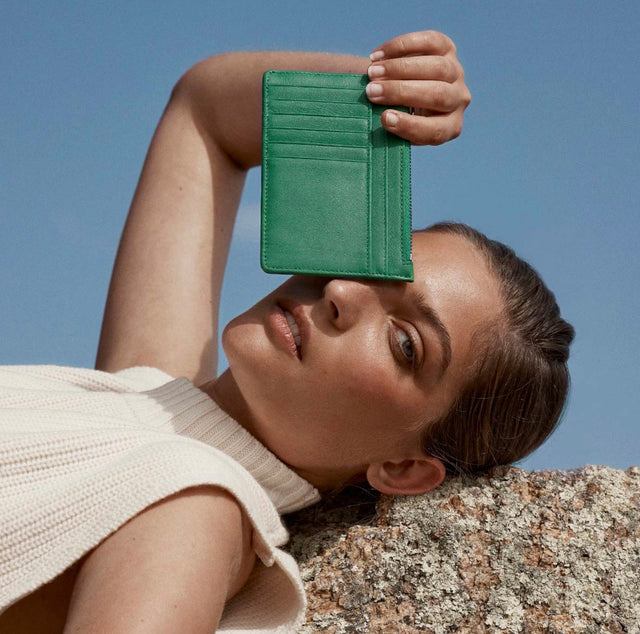 STATUS ANXIETY - Gone Again - Emerald Nappa-Wallets-Status Anxiety-UPTOWN LOCAL