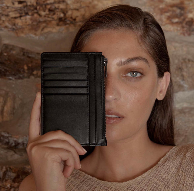 STATUS ANXIETY - Gone Again - Black Nappa-Wallets-Status Anxiety-UPTOWN LOCAL