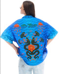 THE TALES - Snake Chain Oversized Shirt-Tops-The Tales-XS-UPTOWN LOCAL