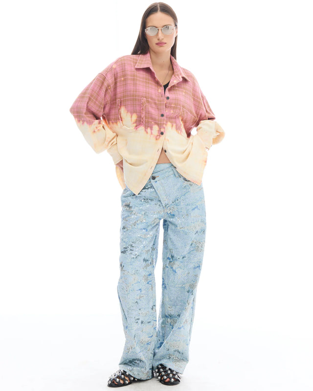 THE TALES - Acid Trip Flannel Shirt-Tops-The Tales-XS-UPTOWN LOCAL