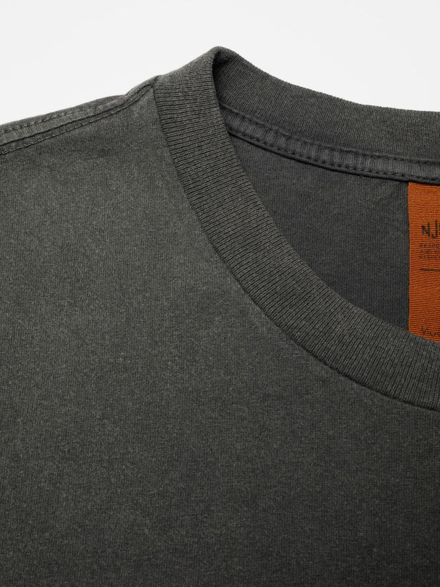 NUDIE JEANS - Roy T-Shirt Easy Cloud - Antracite-T-Shirts-Nudie Jeans-S-UPTOWN LOCAL