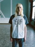 NUDIE JEANS - Roy Raglan T-shirt Take It Easy - Off White / Black-T-Shirts-Nudie Jeans-S-UPTOWN LOCAL