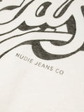 NUDIE JEANS - Roy Raglan T-shirt Take It Easy - Off White / Black-T-Shirts-Nudie Jeans-S-UPTOWN LOCAL