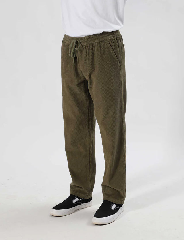 MR SIMPLE - Burbank Cord Pant - Army-Pants-Mr. Simple-S-UPTOWN LOCAL