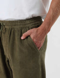 MR SIMPLE - Burbank Cord Pant - Army-Pants-Mr. Simple-S-UPTOWN LOCAL