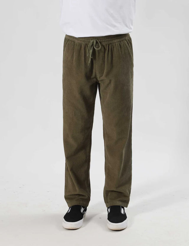 MR SIMPLE - Burbank Cord Pant - Army-Pants-Mr. Simple-S-UPTOWN LOCAL