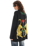 THE TALES - Crouching Tiger Long Sleeve - Black-Shirts & Tops-The Tales-XS-UPTOWN LOCAL