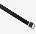 STATUS ANXIETY - Falling Quite Belt - Black Nappa / Silver-Belts-Status Anxiety-S/M-UPTOWN LOCAL