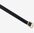 STATUS ANXIETY - Falling Quite Belt - Black Nappa / Gold-Belts-Status Anxiety-S/M-UPTOWN LOCAL