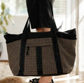MR SIMPLE - Jasper Tote Large - Houndstooth-Bags-Mr. Simple-UPTOWN LOCAL