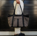 MR SIMPLE - Jasper Tote Large - Houndstooth-Bags-Mr. Simple-UPTOWN LOCAL