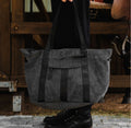 MR SIMPLE - Jasper Tote Large - Charcoal Cord-Bags-Mr. Simple-UPTOWN LOCAL
