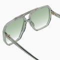 VALLEY - Rodeo - Transparent Sage w. Gold Metal / Light Green Gradient Lens-Sunglasses-Valley-UPTOWN LOCAL