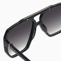 VALLEY - Rodeo - Gloss Black w. Gold Metal / Black Gradient Lens-Sunglasses-Valley-UPTOWN LOCAL