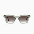 VALLEY - Hutch - Transparent Sage w. Matte Silver Metal Trim / Brown Gradient Lens-Sunglasses-Valley-UPTOWN LOCAL
