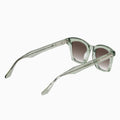 VALLEY - Hutch - Transparent Sage w. Matte Silver Metal Trim / Brown Gradient Lens-Sunglasses-Valley-UPTOWN LOCAL