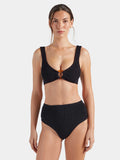 HUNZA G - Nadine Bikini - Black-Swimwear-Hunza G-UPTOWN LOCAL