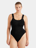 HUNZA G - Domino Swimsuit - Black-Swimwear-Hunza G-UPTOWN LOCAL