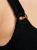 HUNZA G - Domino Swimsuit - Black-Swimwear-Hunza G-UPTOWN LOCAL