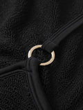 HUNZA G - Iris Bikini With Gold Hoops - Black-Swimwear-Hunza G-UPTOWN LOCAL