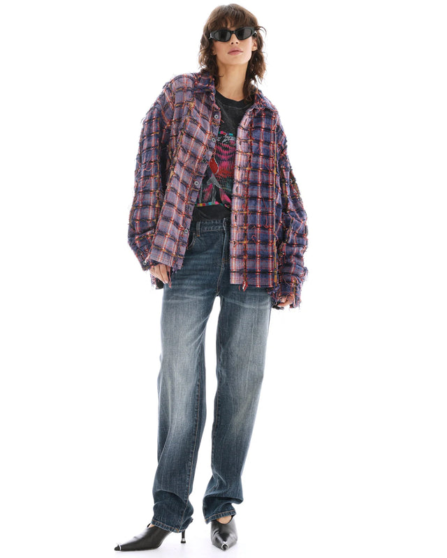 THE TALES - Check Flannel Bonded Jacket