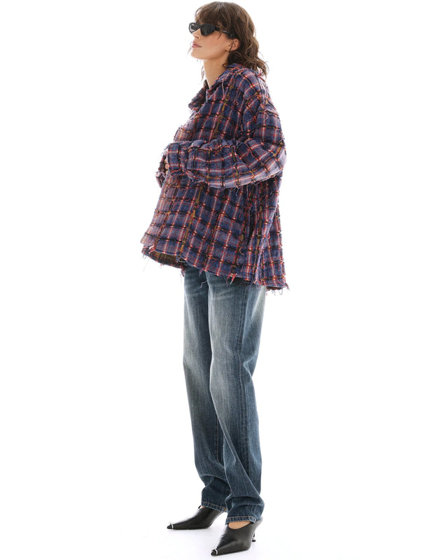 THE TALES - Check Flannel Bonded Jacket