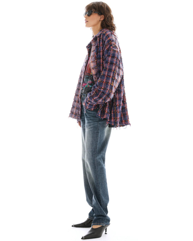 THE TALES - Check Flannel Bonded Jacket