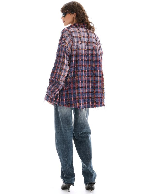 THE TALES - Check Flannel Bonded Jacket