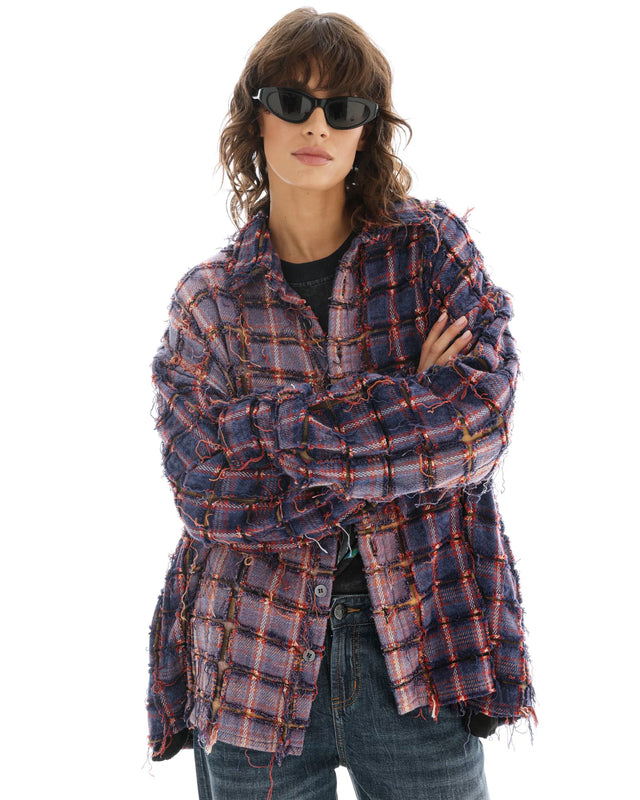 THE TALES - Check Flannel Bonded Jacket