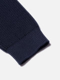 NUDIE JEANS - August Rib Cotton Jumper - Navy-Sweaters-Nudie Jeans-S-UPTOWN LOCAL