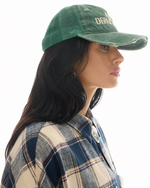 THE TALES - Destroyed Art Department Trucker Cap - Green