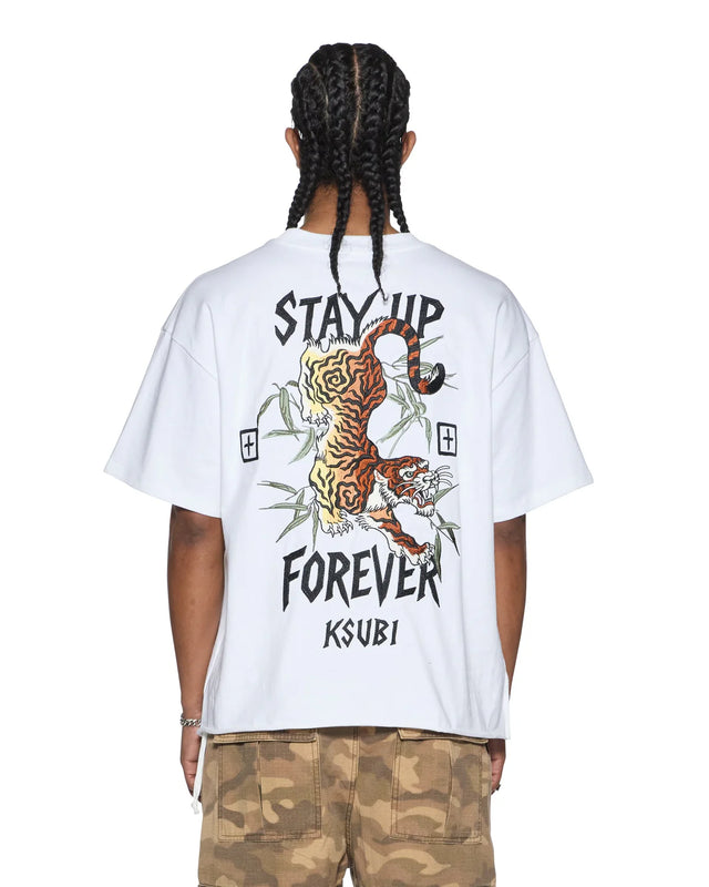 KSUBI - Stay Up Ekcess Tee - Tru White