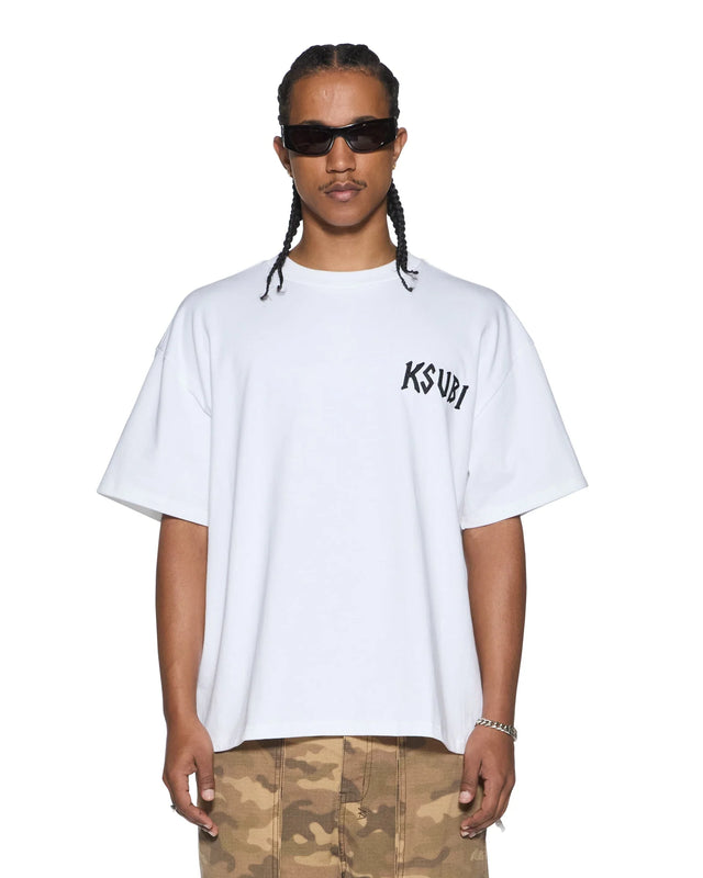 KSUBI - Stay Up Ekcess Tee - Tru White