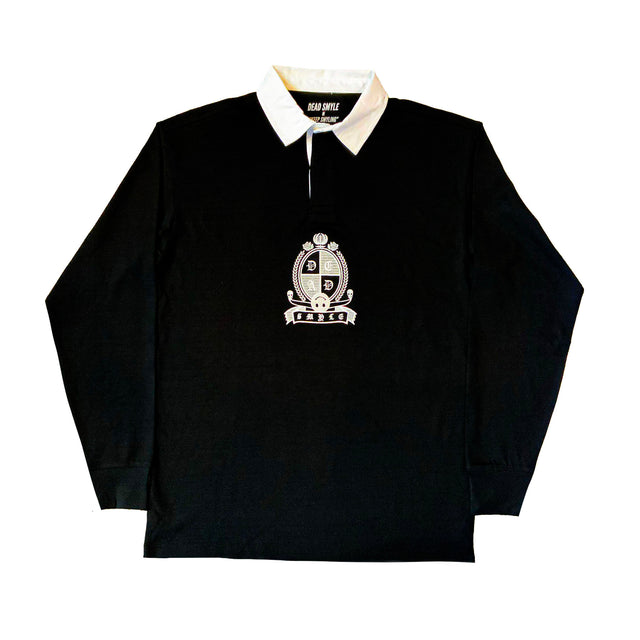 Smyle School Rugby - Black-T-Shirts-Dead Smyle-XS-UPTOWN LOCAL