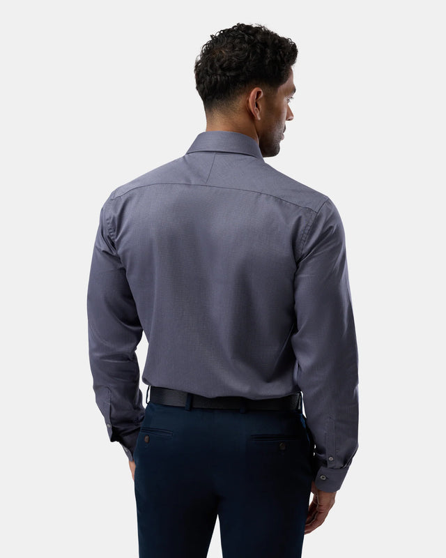 BROOKSFIELD - Luxe Slim Fit Business Shirt - Grey