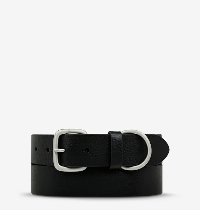 Disarm Belt - Black/Silver-Belts-Status Anxiety-S/M-UPTOWN LOCAL