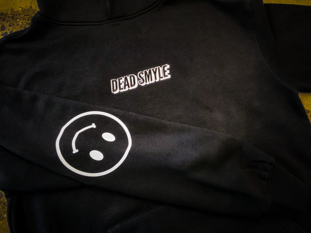 Dead Smyle Oversized Hood - Black-Jumpers-Dead Smyle-XS-UPTOWN LOCAL