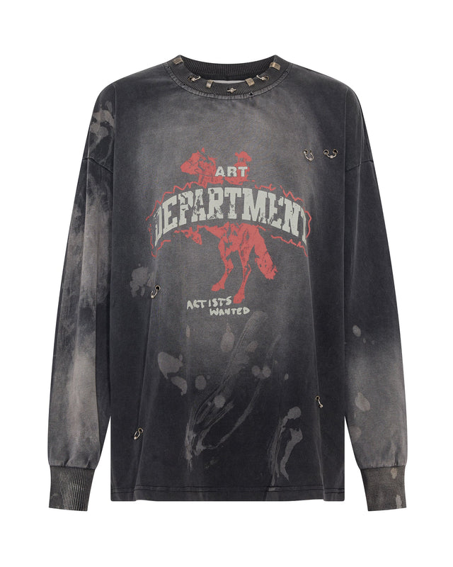 THE TALES - Art Department Pierced Cowboy Long Sleeve Tee