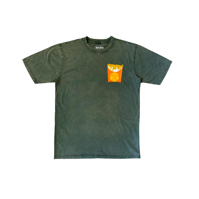 Mchellthy Tee - Stoned Green-T-Shirts-Dead Smyle-XS-UPTOWN LOCAL