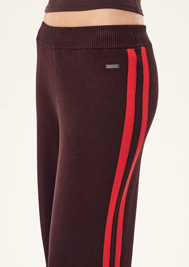 PE NATION - Solar Knit Pant - Dark Plum