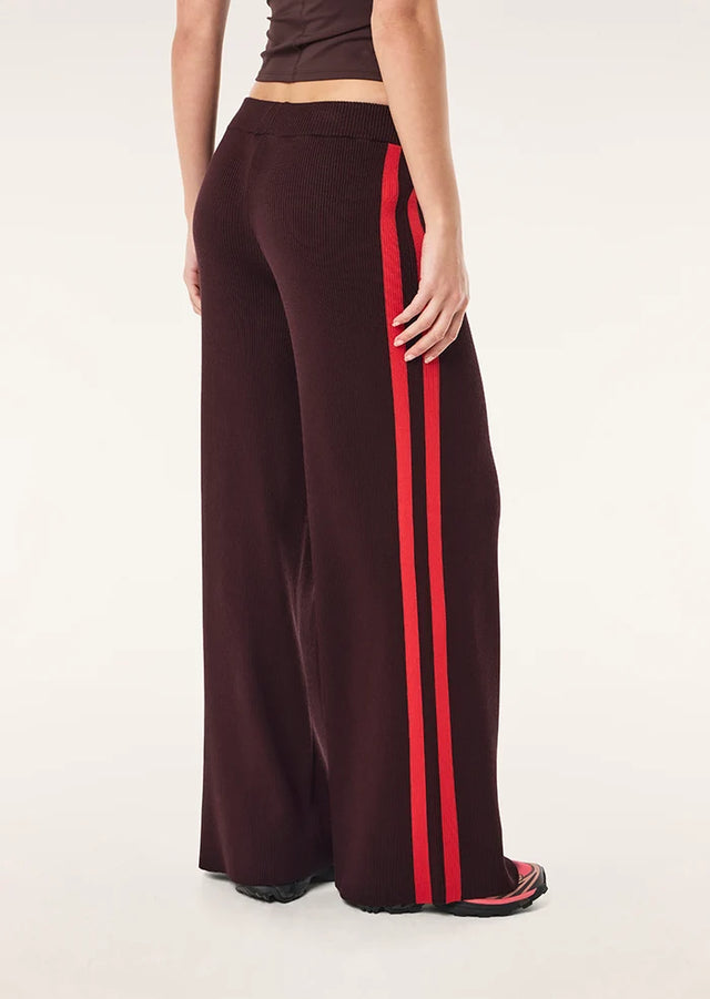 PE NATION - Solar Knit Pant - Dark Plum