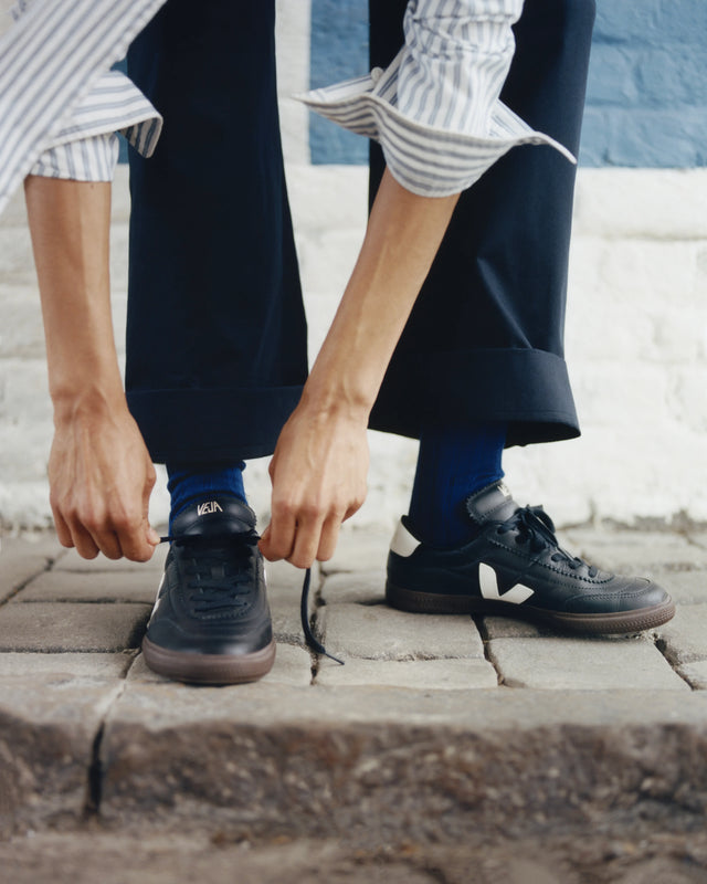 VEJA - Panenka Leather - Black White-Shoes-Veja-41-UPTOWN LOCAL