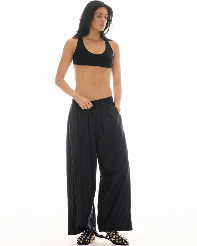 THE TALES - Harajuku Pin Stripe Tuxedo Wool Pants