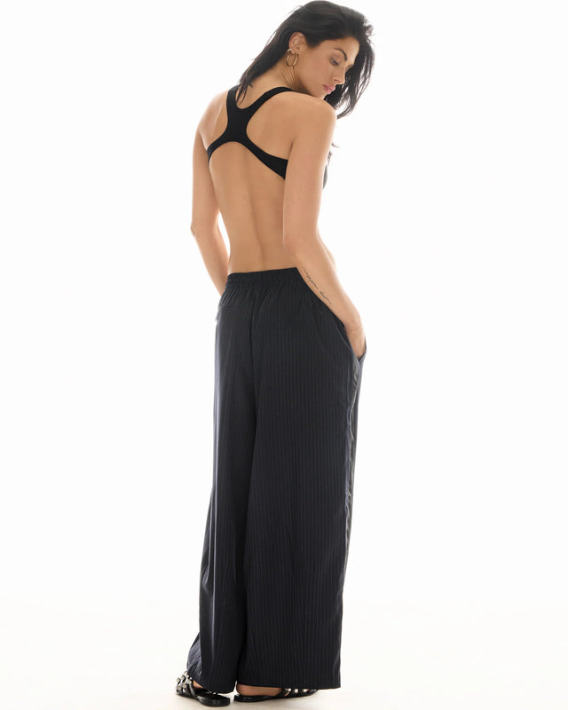 THE TALES - Harajuku Pin Stripe Tuxedo Wool Pants