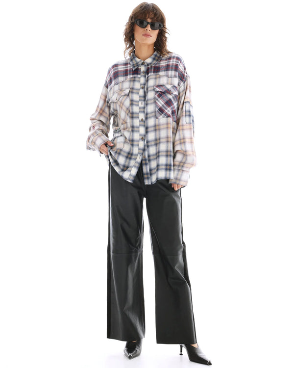 THE TALES - Patched Up Western Shirt-Shirts & Tops-The Tales-XS-UPTOWN LOCAL