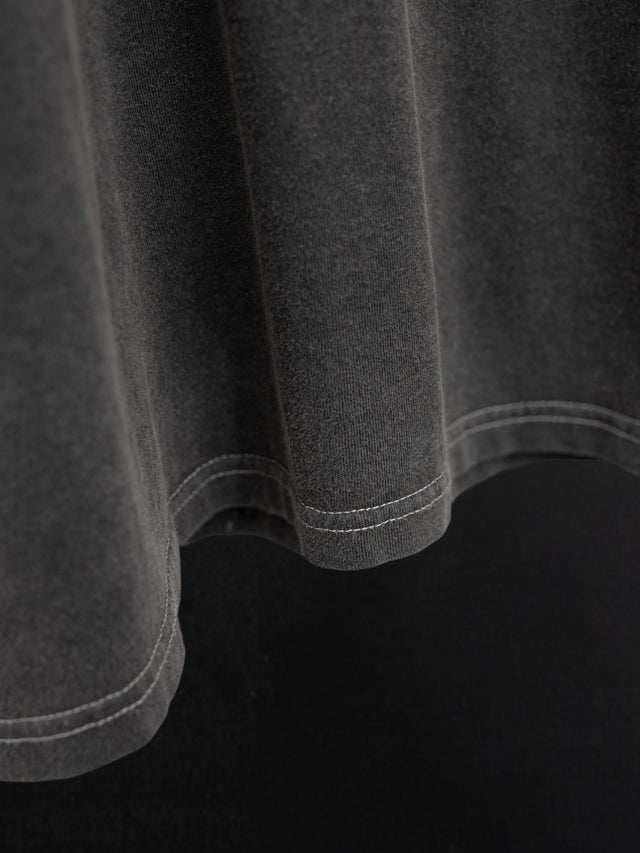NUDIE JEANS - Koffe T-Shirt Life Tracks III - Antracite-T-Shirts-Nudie Jeans-S-UPTOWN LOCAL