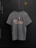 NUDIE JEANS - Roy T-Shirt Life Tracks I - Antracite-T-Shirts-Nudie Jeans-S-UPTOWN LOCAL